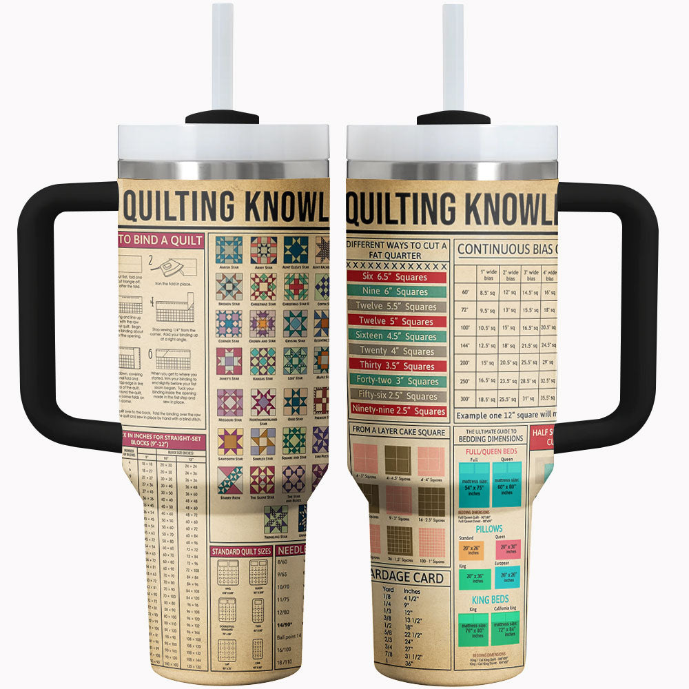 Quilting Shineful Tumbler Quilting Knowledge