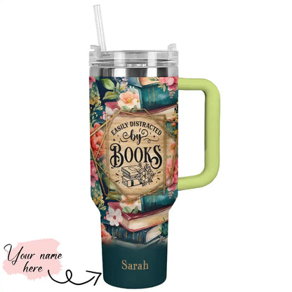 Shineful Tumbler Reading Personalized ShinefulTumbler Easily Distracted