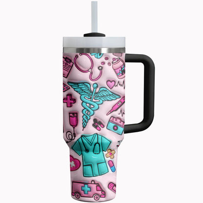 Nurse Shineful Tumbler Scrubs Sipper