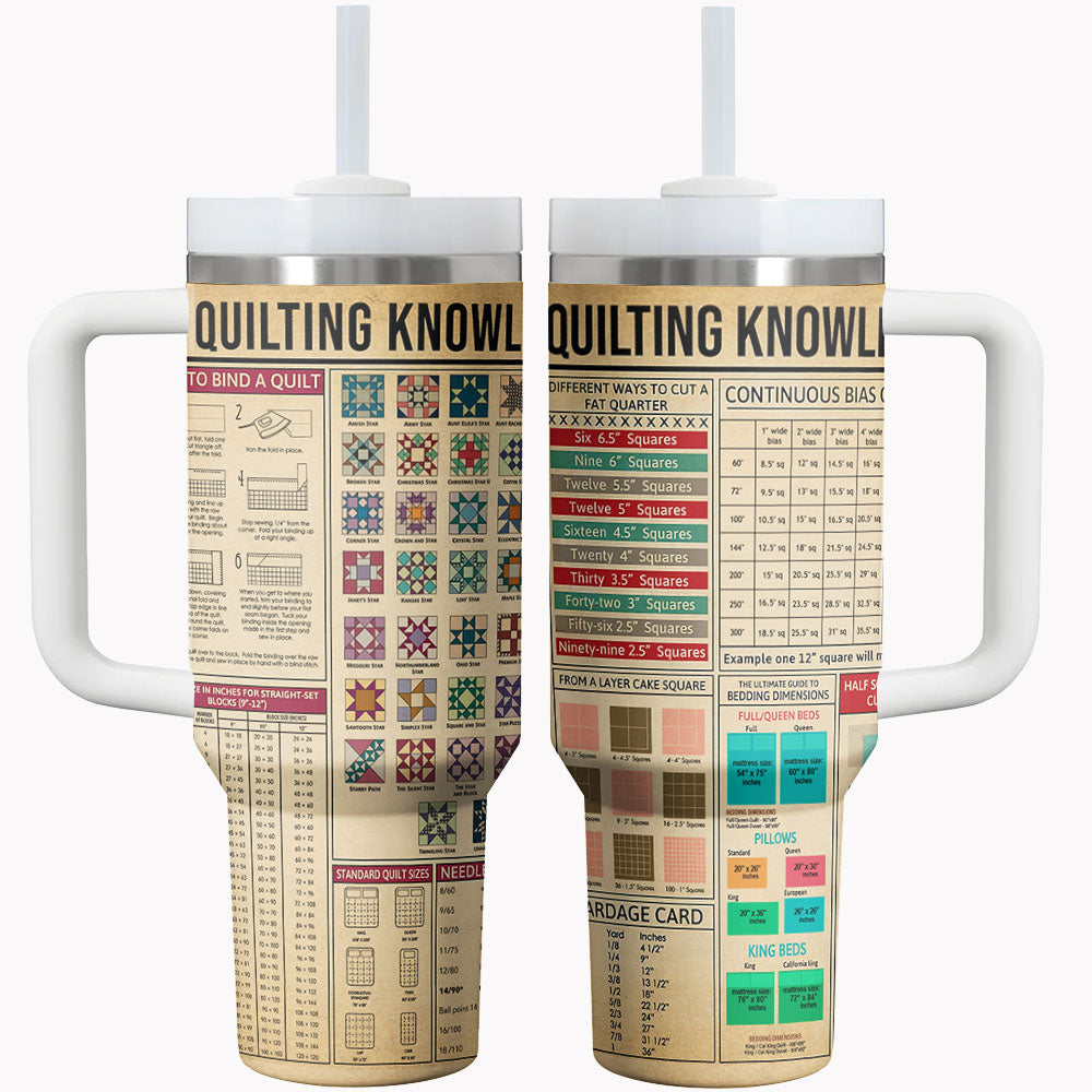 Quilting Shineful Tumbler Quilting Knowledge