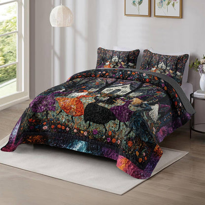 Shineful All Season Quilt 3-Piece Set Beautiful Witchy Woman