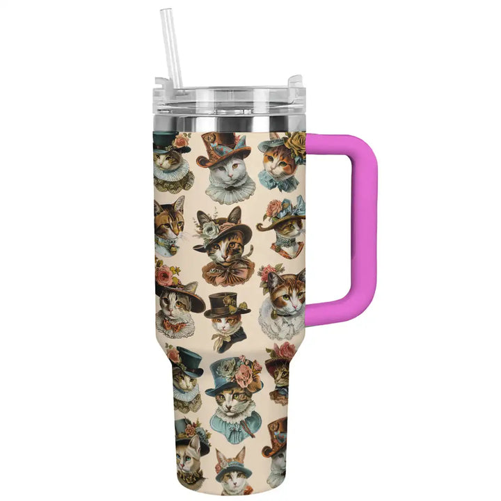 Shineful Tumbler Vintage Cats