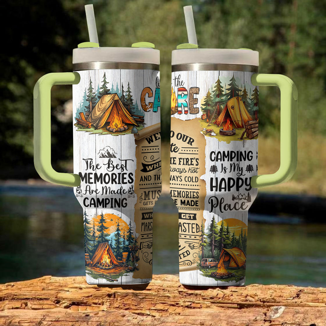 Camping Tumbler Shineful Welcome To Our Campsite