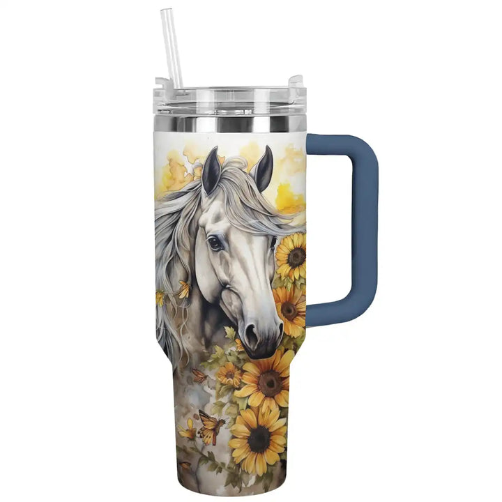Shineful Tumbler Sunflower Horse