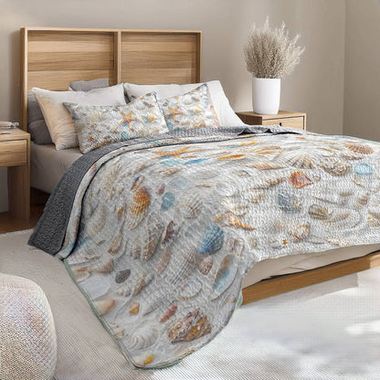 Shineful All Season Quilt 3-Piece Set Beautiful Beachlife