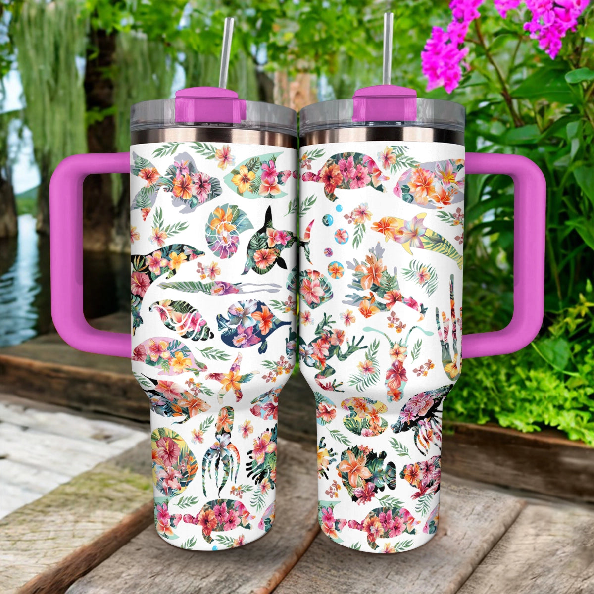 Shineful Tumbler Sea Escape