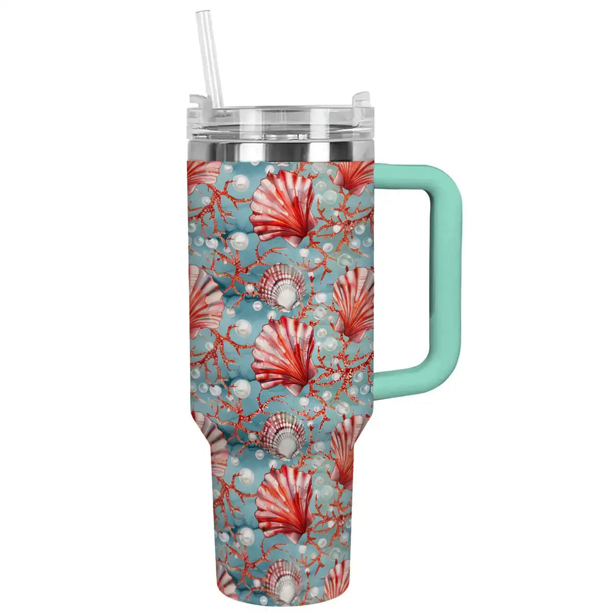 Shineful Tumbler Red Seashell