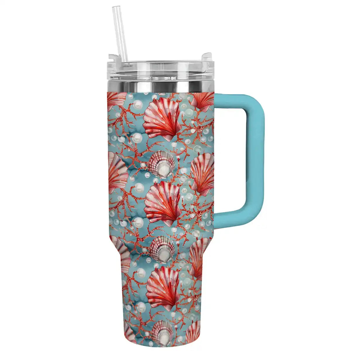 Shineful Tumbler Red Seashell