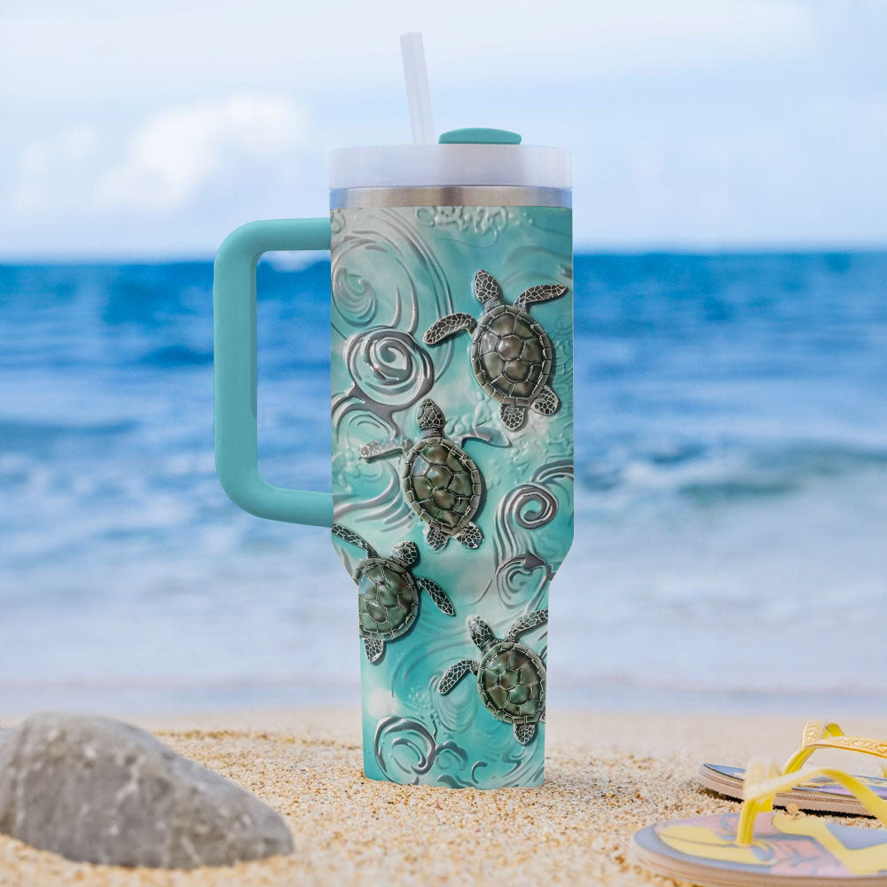 Shineful Tumbler Turtle Tranquility